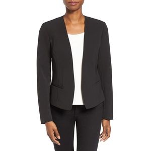 Halogen Black Open Front Jacket Blazer